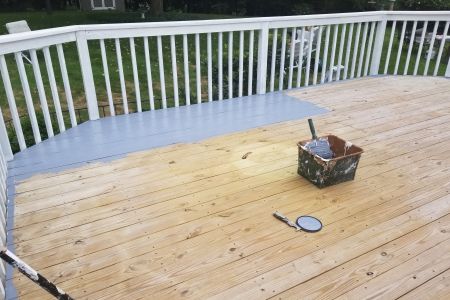 Deck painting